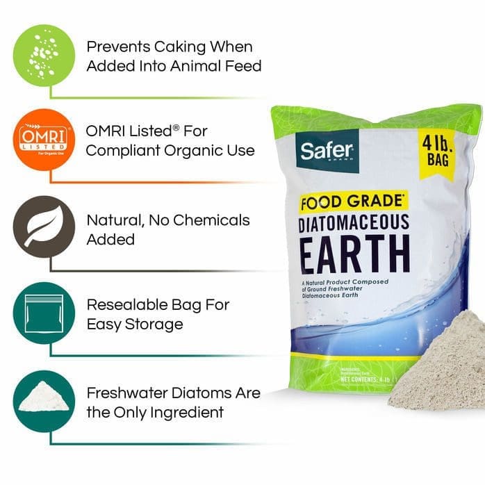 Harris 4 Lb Bag Of Diatomaceous Earth - Food Grade, 100% Pure (64 Oz) 6 thumbnail image