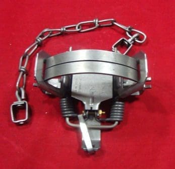 Spring Trap Size Sleepy Creek #1-3/4 Coil Spring Trap 4X4 Jaw Spread 5 3/8