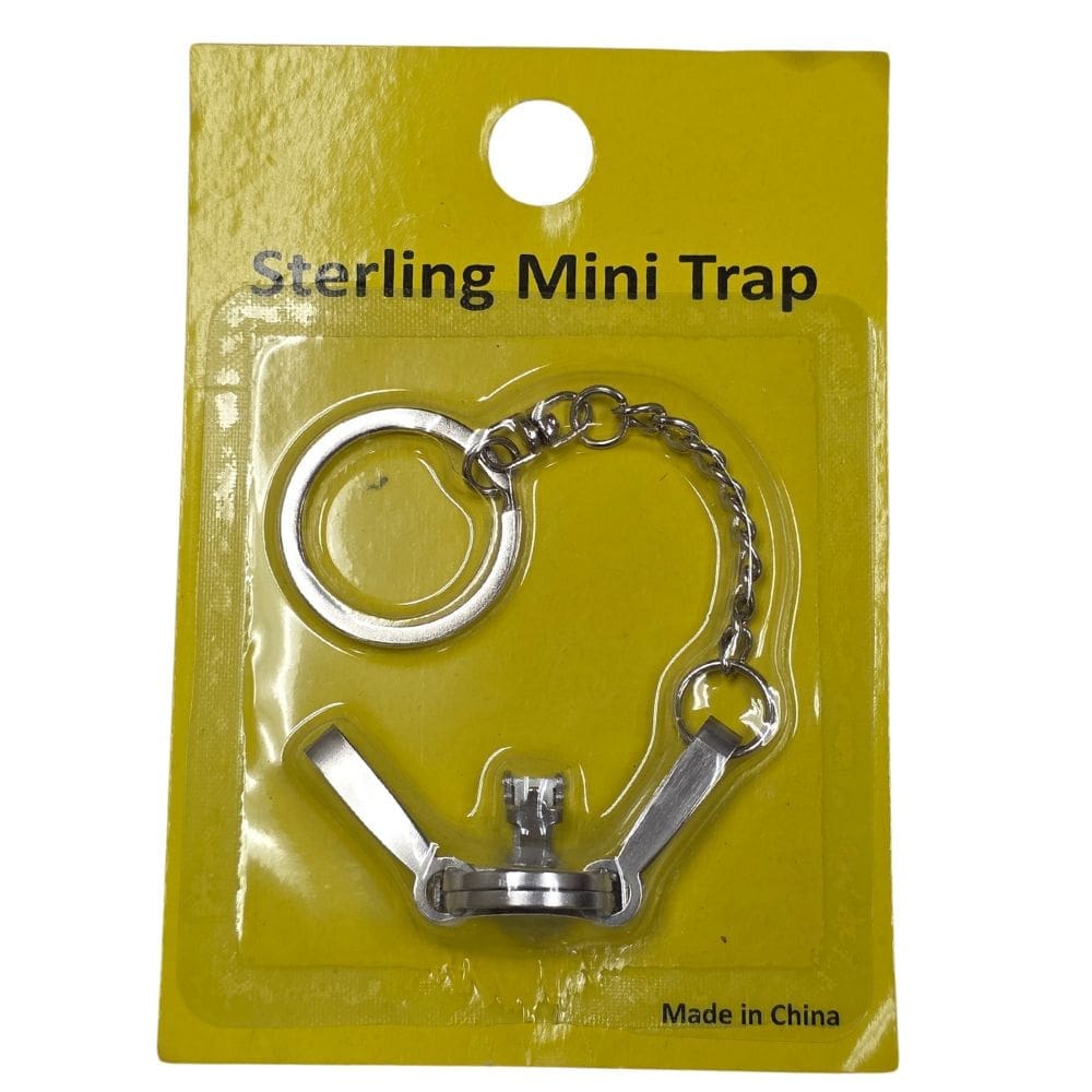 Sterling Mini Trap Double Long Spring With Key Ring - PcsOutdoors